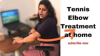 Tennis elbow treatment at home!
