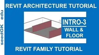 Autodesk Revit Tutorials ગુજરાતીમાં-Beginner Tutorial in Gujarati-3:Create Wall and Floor in Revit