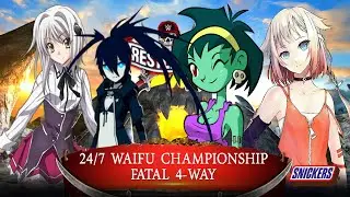 (WWE 2K22) World Waifu Division - B*RS vs. Nami vs. Koneko vs. ONE