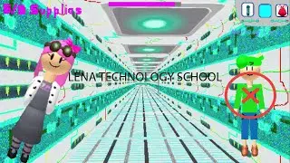 Losky is back but no Losky? | Lena’s Technology school learn science knowledge (Baldi's Basics Mod)
