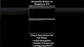 Install and Configure Mosquitto Broker on Raspberry Pi 5 #raspberrypi #mqtt