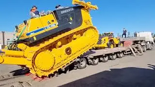 Погрузка бульдозера Dressta TD-40