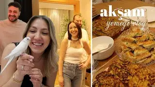 AKŞAM YEMEĞİNE DAVETLİYİZ!🍽️| mutfak sohbetleri, Selin'den düzen taktikleri, biraz dekorasyon