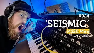 SEISMIC // JAMuary 2021 - [ Korg MS20 mini ] - 0024