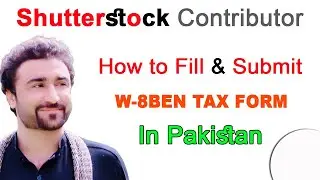 How to fill tax form in Shutterstock