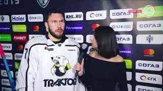 Осторожно, мат: нападающий «Трактора» ругается матом в прямом эфире