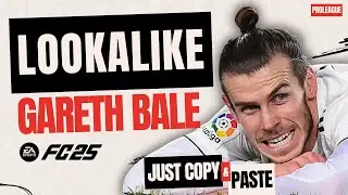 HOW TO CREATE BALE IN EA FC 25 - FACE CREATION IN PRO CLUB AND CAREER MODE