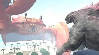 Godzilla Vs Crab Boss King (The Strongest Battlegrounds)