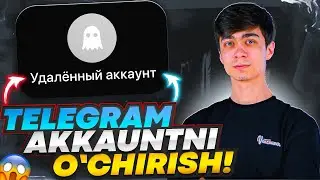 TELEGRAM AKKAUNTNI O'CHIRISH // DELETE ACCOUNT QILISH