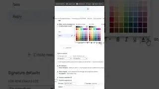 Create Signature for new mail and reply mail in gmail. #signature #gmail #reply #newemail