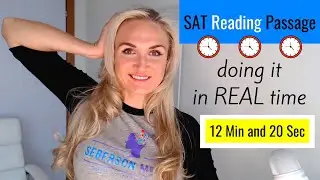 SAT Reading Passage: IN REAL TIME ⏳