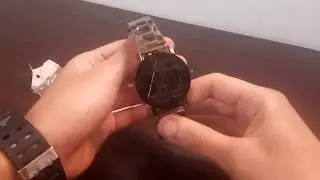Geometric Steel Band Quartz Watch from GearBest