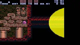 Super Metroid -- Red Kihunter Shaft Escape Power Bomb position