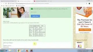 Find Number of rows in html table in selenium access html table in selenium