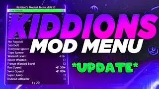 GTA 5 oNLINE KIDDIONS MOD MENU SAFE UNDETECTED FREE DOWNLOAD 2022