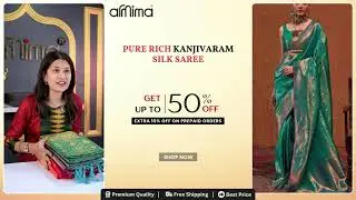 ✨ Pure Rich Kanjivaram Silk Saree | Armima ✨
