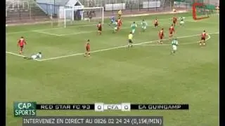 Foot amateur : Red Star FC 93 - EA Guingamp (2-0)