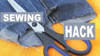 Lifehack: How to Sew Through Thick Seams Jeans