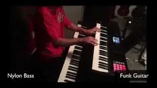 Bass Guitar Sounds of the Roland FA-06 !