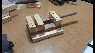 Ahşap Tezgah mengene // Wood Bench vise