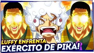 ATÉ O GEAR 5 LEVOU PIKA! KIZARU REVELA SEUS PODERES NÍVEL YONKOU CONTRA LUFFY - ONE PIECE 1093