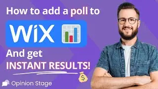 Wix Poll  - How to Add a Poll to a Wix Site