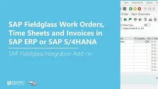 Demo - SAP Fieldglass Integration of work orders, time sheets and invoices with SAP ERP / S/4HANA