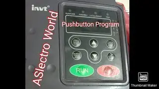 Invt Drive Pushbutton Programme.Invt Output Check.Set Motor Parameter.