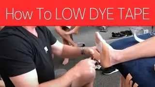How To LOW DYE TAPE HEEL PAIN | Physio Mosman
