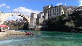The old bridge in Mostar