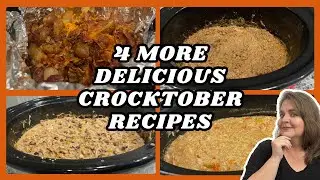 4 DELICIOUS CROCKTOBER RECIPES | COLLAB with @CentsibleLivingWithMoneyMom @BackroadMoney
