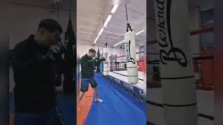 Финт левой в голову правой в корпус и финт левой в корпус, правый кросс👊🏼👊🏼👊🏼👊🏼#кикбоксинг#приморье