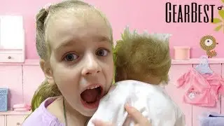 Живая Кукла Реборн Посылка с GEARBEST Reborn распаковка Baby Doll Видео для детей