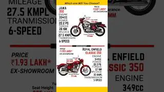 Jawa 350 vs Classic 350 