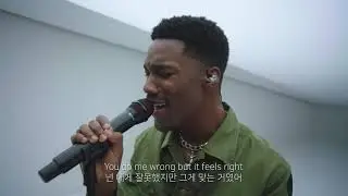 "첫소절에 걍끝" | 기브온Giveon - Stuck On You 라이브 가사해석