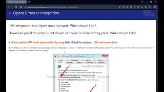 How to add IDM Extension on Opera