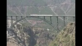 *J&K:* Indian Railway conducts a trial run on the newly constructed world's highest railway bridge