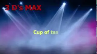 3D's Max Tutorials, begining, Cup of Tea