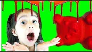 My CREEPY Halloween NIGHTMARE! I turned into a GIANT Gummy Bear | Family youtube channel