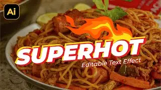 Create a Simple Fire Text Effect Editable in Illustrator