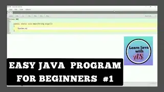EASY JAVA PROGRAM to print your name and class (Especially for Beginners) Short Video. ICSE