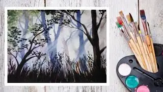 Рисуем классический пейзаж