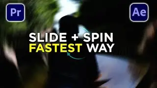 Fastest SLIDE, SPIN Transitions Tutorial in Premiere Pro 2025