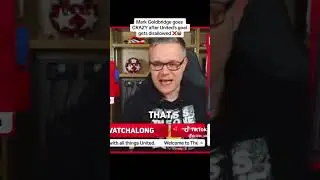 Mark Goldbridge GOES CRAZY after Man United disallowed goal😂😂😂 #football #manchesterunited #pl