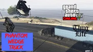 GTA V Online Phantom Wedge Truck || Ramming LSPD || GTA Online Bunker Series Mission || Thug Life