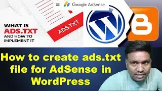 How to solve ads.txt status not found in Google adsense 2023| How to Create ads.txt file for adsense
