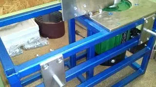 Самодельный ленточный шлифовальный станок с осциллирующим движением
