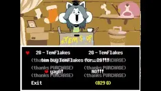 [UNDERTALE] Temmie gives enough muns 4 all of us to go to colleg.