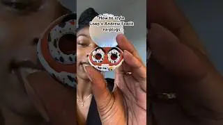 Loop x Andrew Footit experience earplugs: wearable pieces of art for events. #grwm #howto #shorts