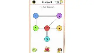 Brain Test All Star Daily Puzzle September 25 - Fix this diagram